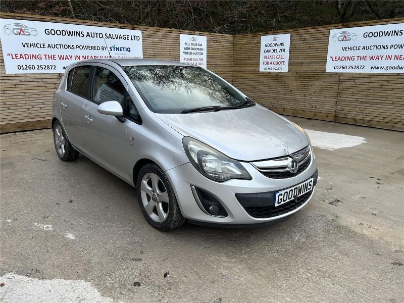 2012 VAUXHALL CORSA SXI AC 1229cc PETROL MANUAL 5 DOOR HATCHBACK