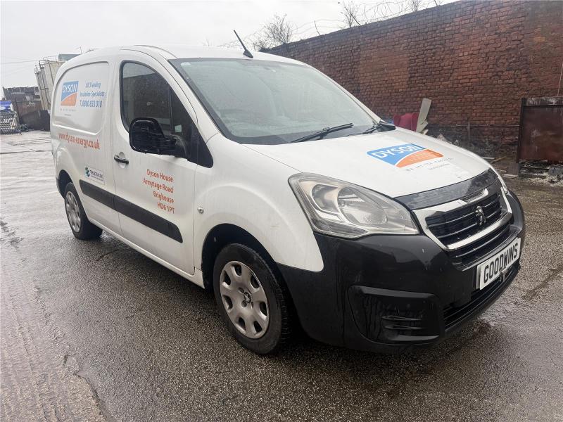 2017 PEUGEOT PARTNER BLUE HDI PROFESSIONAL L1 1560cc TURBO DIESEL MANUAL PANEL VAN