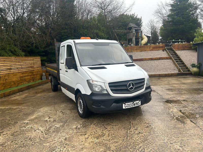 2017 MERCEDES SPRINTER 314CDI TIPPER 2143cc TURBO DIESEL MANUAL CHASSIS CAB