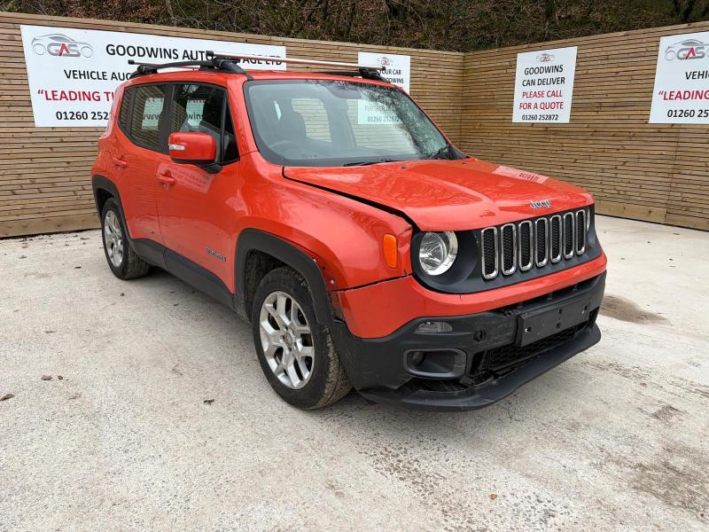 2016 JEEP RENEGADE LONGITUDE 1368cc TURBO PETROL SEMI AUTO 5 DOOR ESTATE