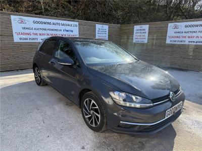 Image of 2019 VOLKSWAGEN GOLF MATCH TDI 1968cc TURBO DIESEL MANUAL 5 DOOR HATCHBACK