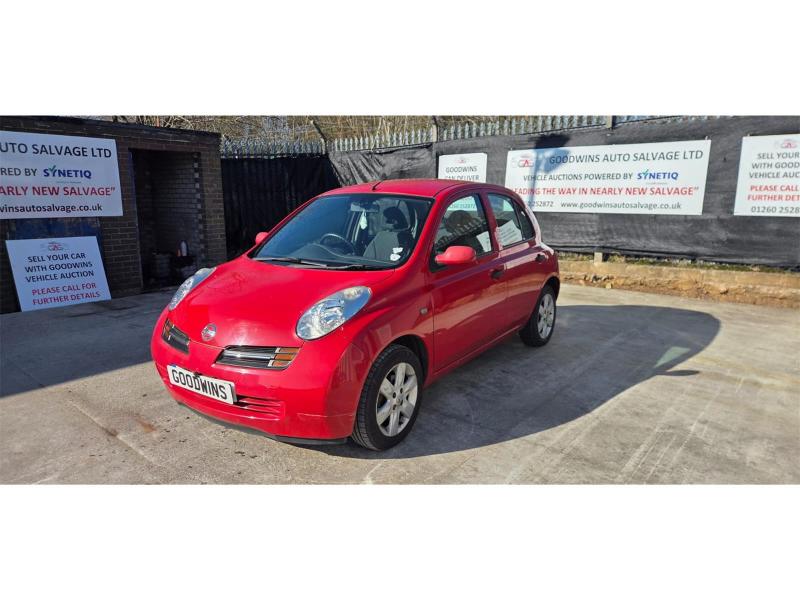 2005 NISSAN MICRA S 1240cc PETROL MANUAL 5 DOOR HATCHBACK