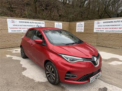Image of 2021 RENAULT ZOE GT LINE ELECTRIC DIRECT DRIVE 5 DOOR HATCHBACK