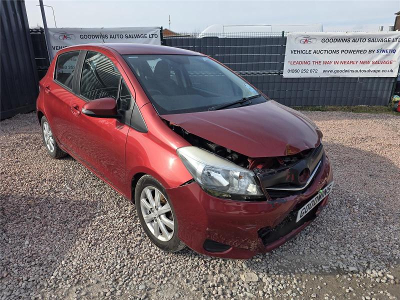 2012 TOYOTA YARIS VVT-I TR 1329cc PETROL MANUAL 5 DOOR HATCHBACK