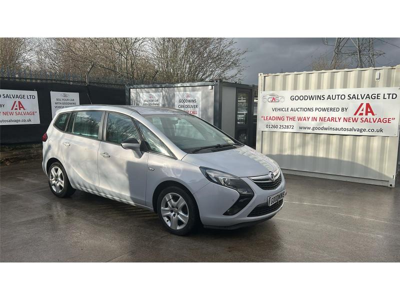 2014 64 VAUXHALL ZAFIRA TOURER EXCLUSIV CDTI 1956cc TURBO DIESEL MANUAL 5 DOOR MPV