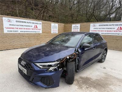 Image of 2024 AUDI A3 SPORTBACK TFSI E S LINE COMPET 45 1395cc TURBO PETROL/ELECTRIC SEMI AUTO 5 DOOR HATCHBACK