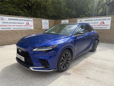 Image of 2024 LEXUS RX 450H PLUS F SPORT DESIGN 2487cc PETROL/ELECTRIC CVT 5 DOOR ESTATE