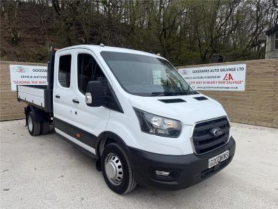 Image of 2023 73 FORD TRANSIT 350 LEADER DROPSIDE C/C ECOBLUE 1997cc TURBO DIESEL MANUAL 2 DOOR CHASSIS CAB