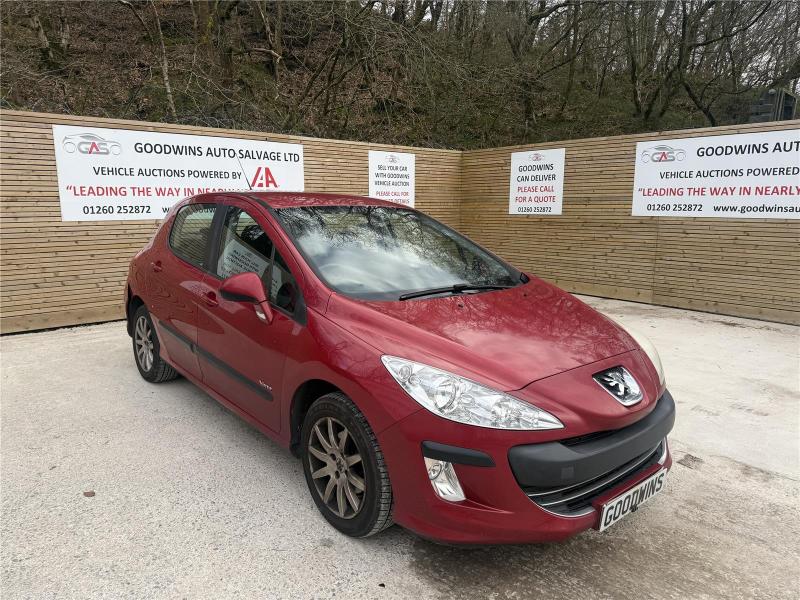 2009 PEUGEOT 308 VERVE 1397cc PETROL MANUAL 5 DOOR HATCHBACK