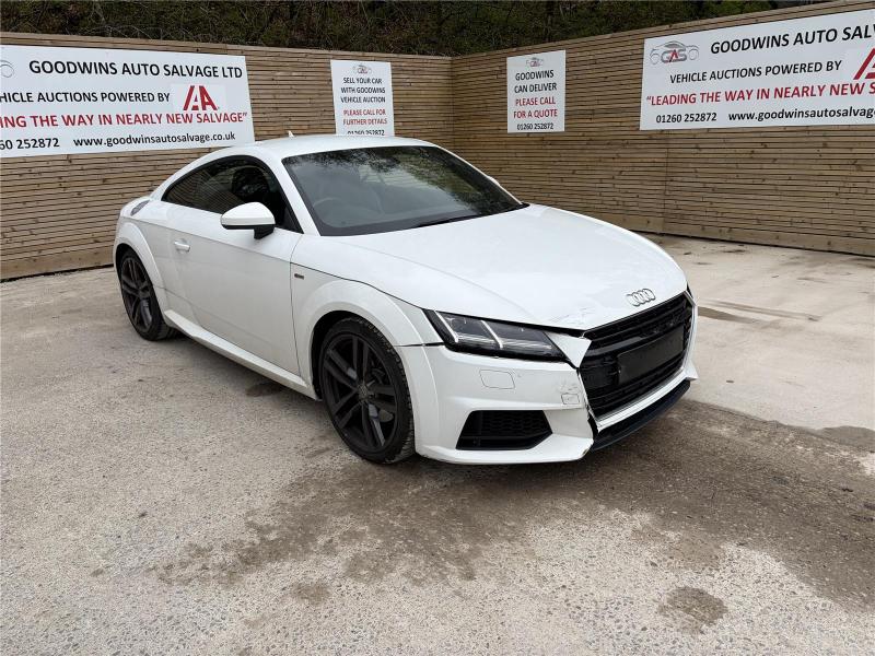 2018 AUDI TT TFSI S LINE 1798cc TURBO PETROL MANUAL 3 DOOR COUPE