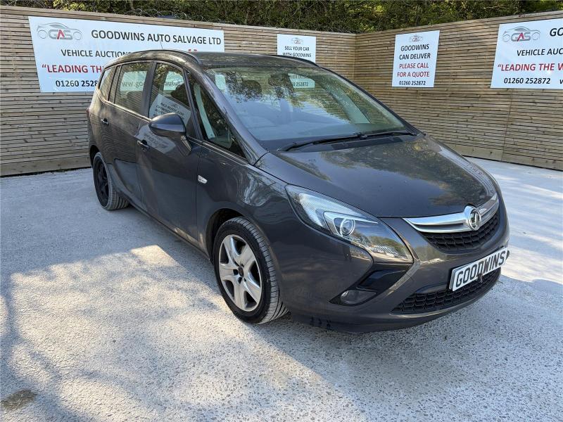 2016 VAUXHALL ZAFIRA TOURER EXCLUSIV 1364cc TURBO PETROL MANUAL 5 DOOR MPV