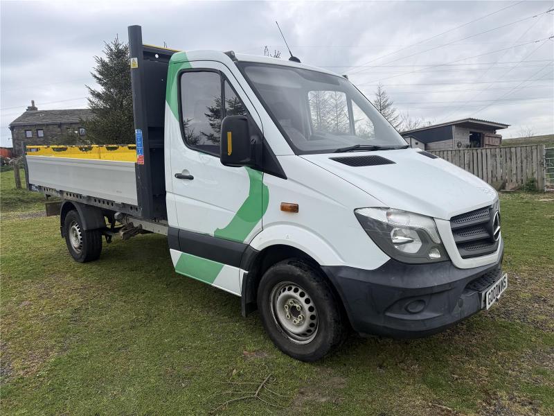 2016 MERCEDES SPRINTER 313 CDI C/C MWB TIPPER 2143cc TURBO DIESEL AUTOMATIC CHASSIS CAB