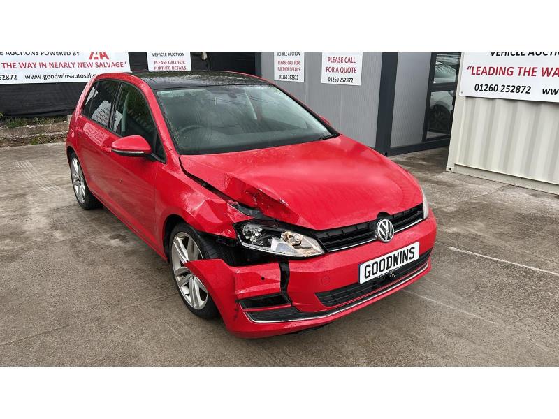 2016 VOLKSWAGEN GOLF GT EDITION TSI ACT BMT 1395cc TURBO PETROL MANUAL 5 DOOR HATCHBACK