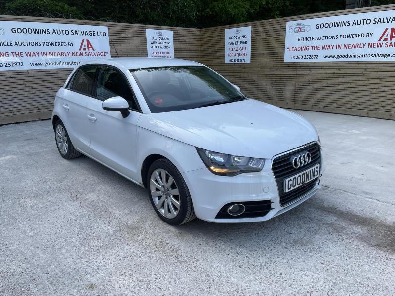 2013 AUDI A1 SPORTBACK TFSI SPORT 1390cc TURBO PETROL MANUAL 5 DOOR HATCHBACK