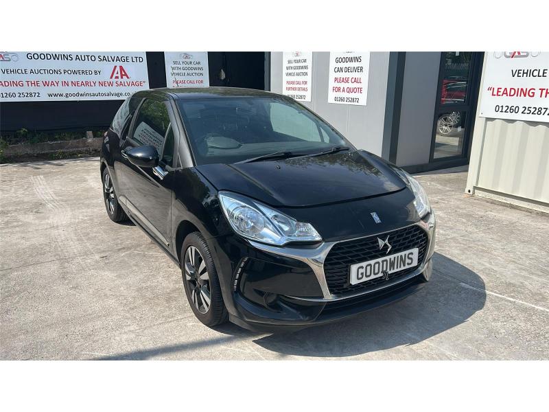 2017 DS 3 PURETECH CHIC 1199cc PETROL MANUAL 3 DOOR HATCHBACK