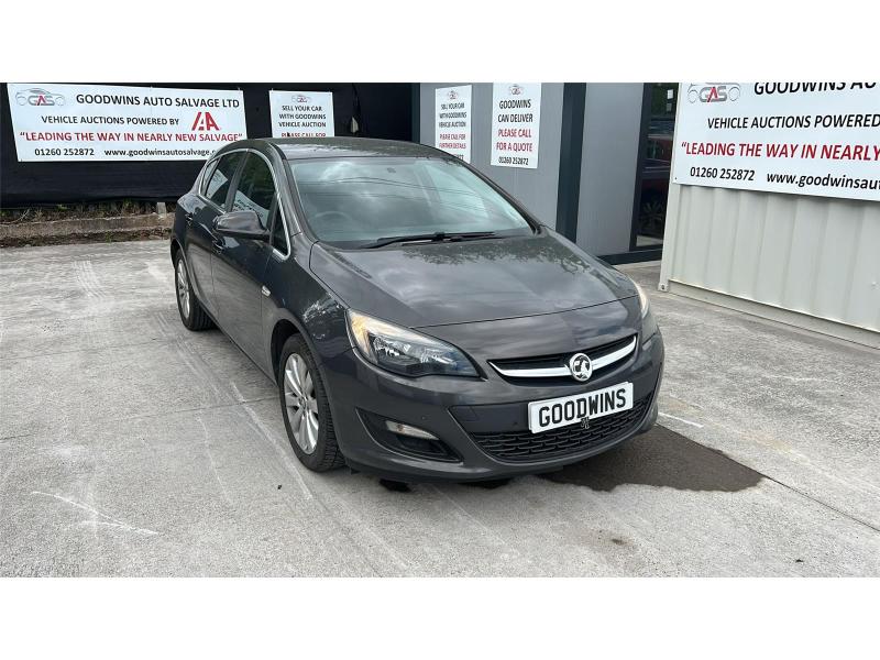 2015 VAUXHALL ASTRA TECH LINE CDTI ECOFLEX S/S 1598cc TURBO DIESEL MANUAL 5 DOOR HATCHBACK