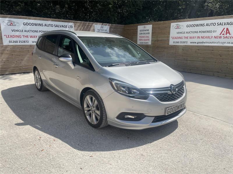 2017 VAUXHALL ZAFIRA TOURER SRI NAV 1364cc TURBO PETROL MANUAL 5 DOOR MPV