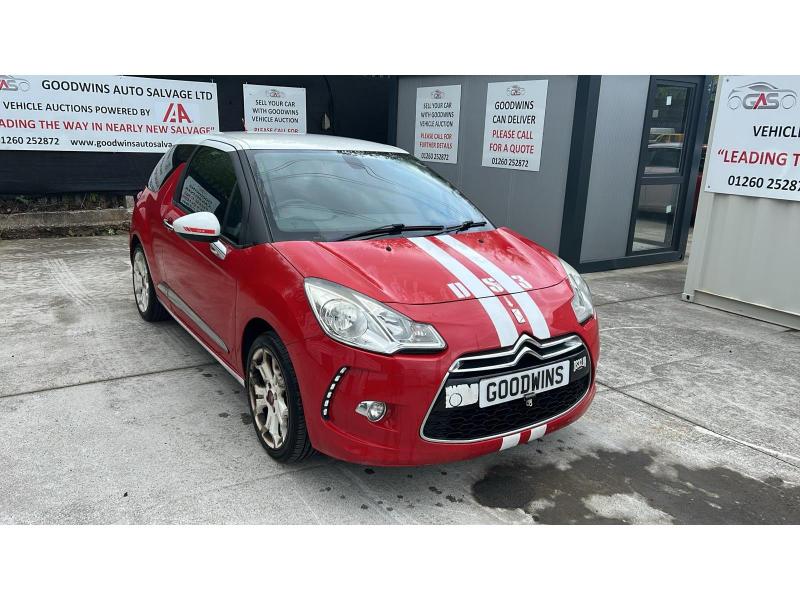 2010 60 CITROEN DS3 DSTYLE HDI 1560cc TURBO DIESEL MANUAL 3 DOOR HATCHBACK