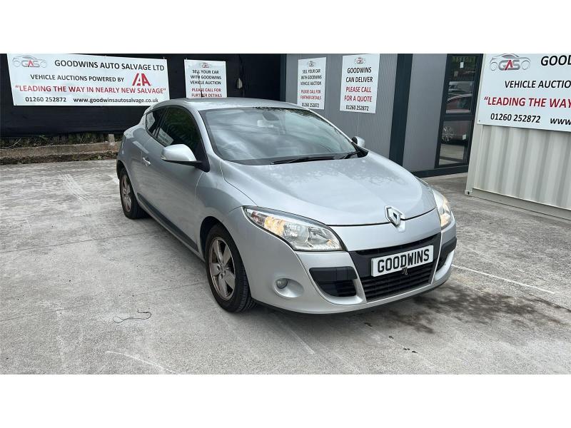 2012 RENAULT MEGANE DYNAMIQUE TOMTOM VVT 1598cc PETROL MANUAL 3 DOOR COUPE