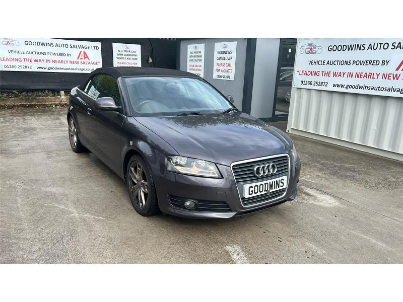 2010 AUDI A3 TFSI SPORT 1984cc TURBO PETROL MANUAL 2 DOOR CONVERTIBLE