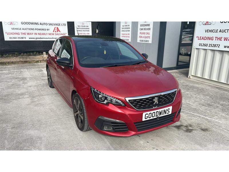 2018 PEUGEOT 308 S/S GT LINE 1199cc TURBO PETROL MANUAL 5 DOOR HATCHBACK