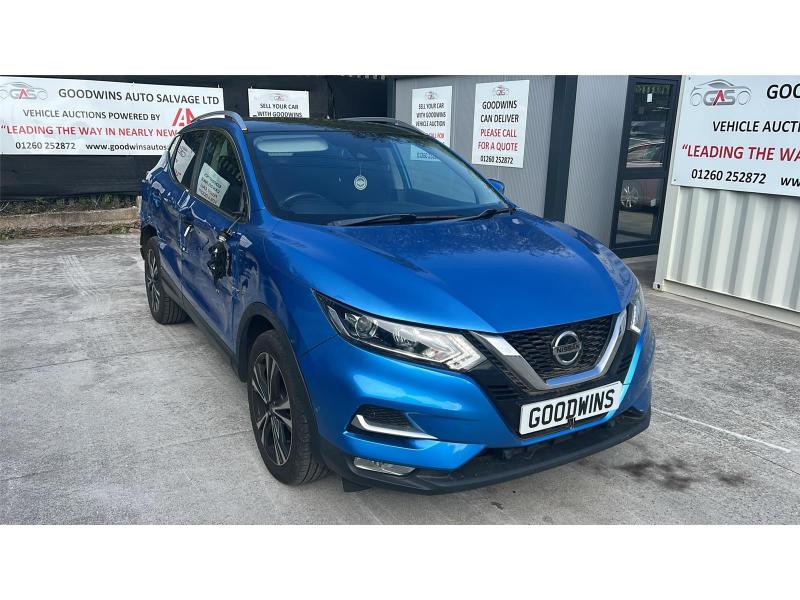 2019 NISSAN QASHQAI DIG-T N-CONNECTA 1332cc TURBO PETROL MANUAL 5 DOOR HATCHBACK
