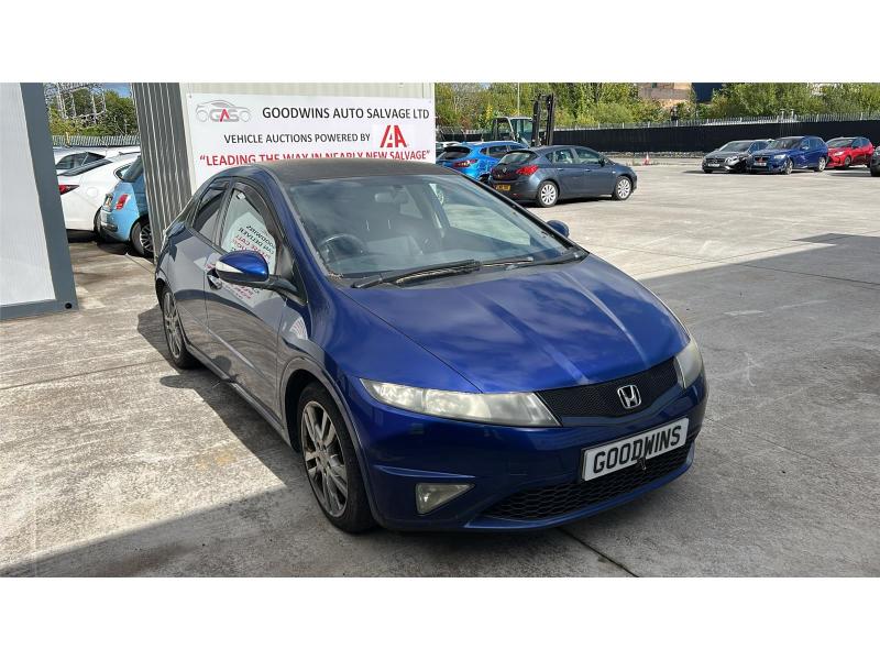 2010 60 HONDA CIVIC I-VTEC SI 1799cc PETROL MANUAL 5 DOOR HATCHBACK