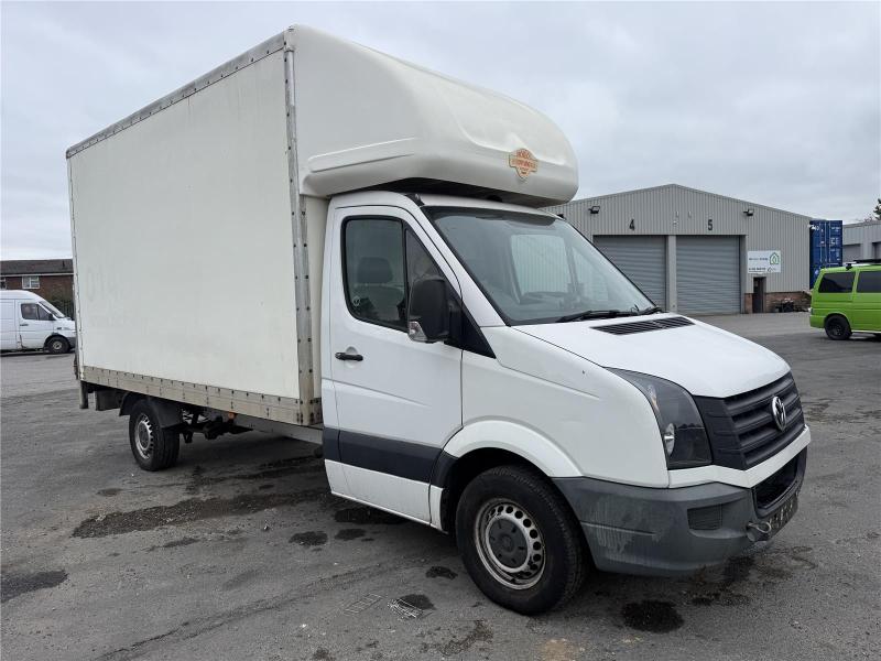 2016 VOLKSWAGEN CRAFTER CR35 TDI C/C LUTON L BMT 1968cc TURBO DIESEL MANUAL CHASSIS CAB