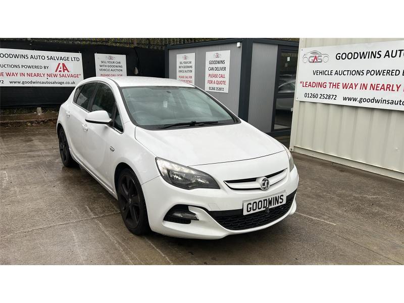 2015 VAUXHALL ASTRA LIMITED EDITION 1598cc PETROL MANUAL 5 DOOR HATCHBACK
