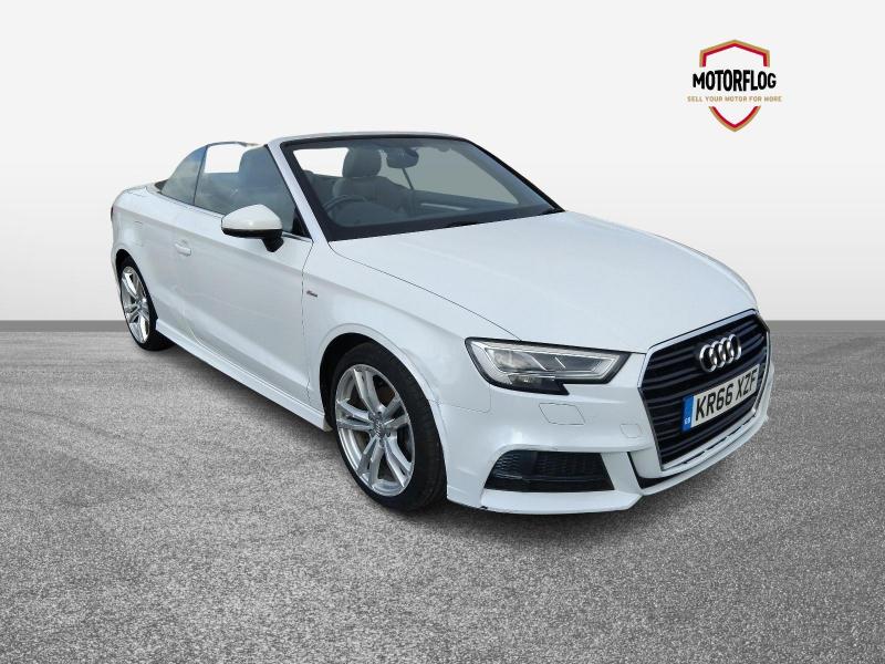 2017 AUDI A3 TFSI S LINE 1395cc TURBO PETROL MANUAL 2 DOOR CONVERTIBLE