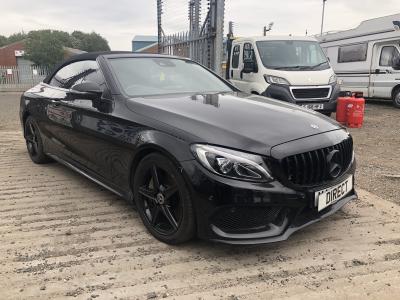 Image of 2017 Mercedes C-class C 250 D Amg Line Premium Plus 2143cc Turbo Diesel Automatic 9 Speed 9 Convertible