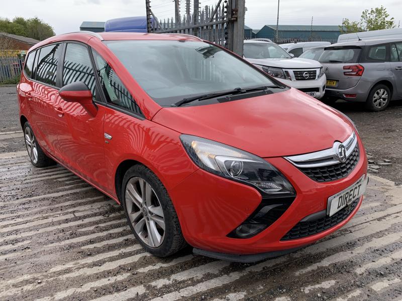 2016 Vauxhall Zafira Tourer Sri 1364cc Turbo Petrol Manual 6 Speed 6 Mpv
