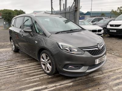 Image of 2018 Vauxhall Zafira Tourer Sri Nav 1364cc Turbo Petrol Manual 6 Speed 6 Mpv