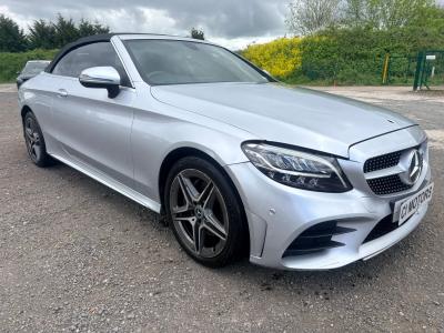 Image of 2019 Mercedes C-class C 220 D Amg Line 1950cc Turbo Diesel Automatic 9 Speed 9 Convertible
