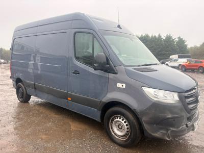 Image of 2020 Mercedes Sprinter Progressive L2h2 Electric Direct Drive 1 Speed 1 Panel Van