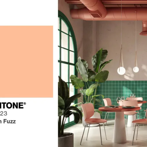 Hello Inspo – Exploring Pantone’s Peach Fuzz in Interior Design