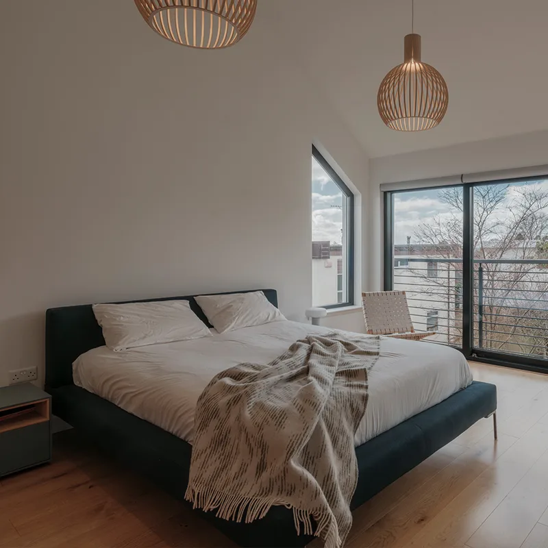 Dundee interior design project bedroom