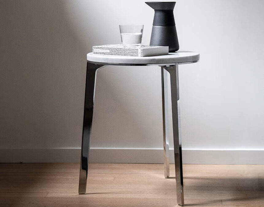 Bensen Side Table chrome