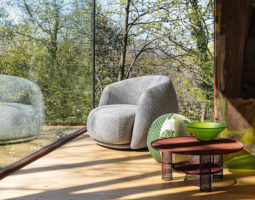 Moroso Pacific Armchair boucle