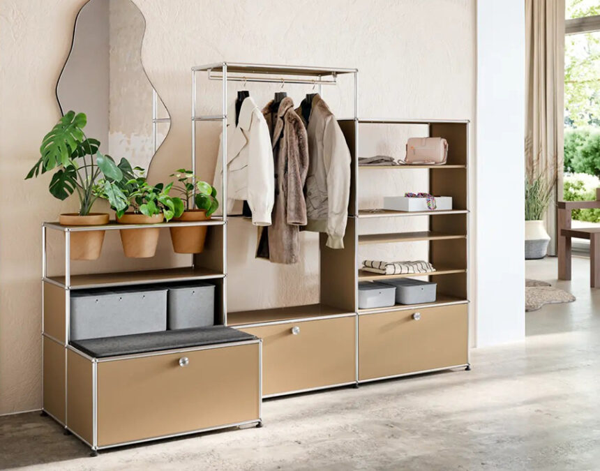 USM Haller wardrobe beige