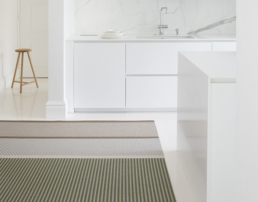 Woodnotes San Francisco aspen green stone rug