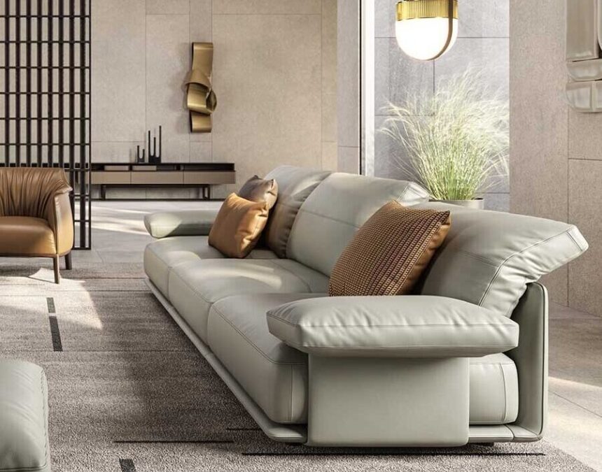 Poltrona frau blisscape sofa leather