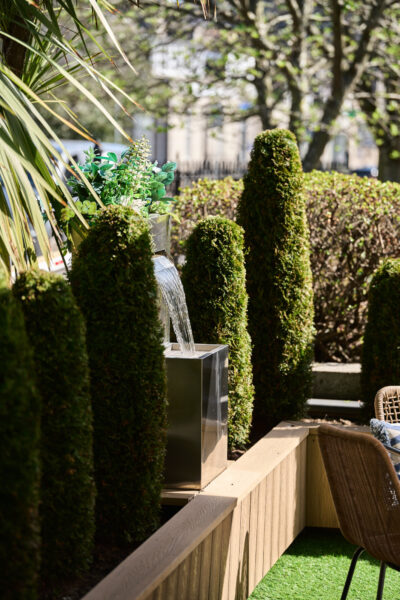 Terrace water feature