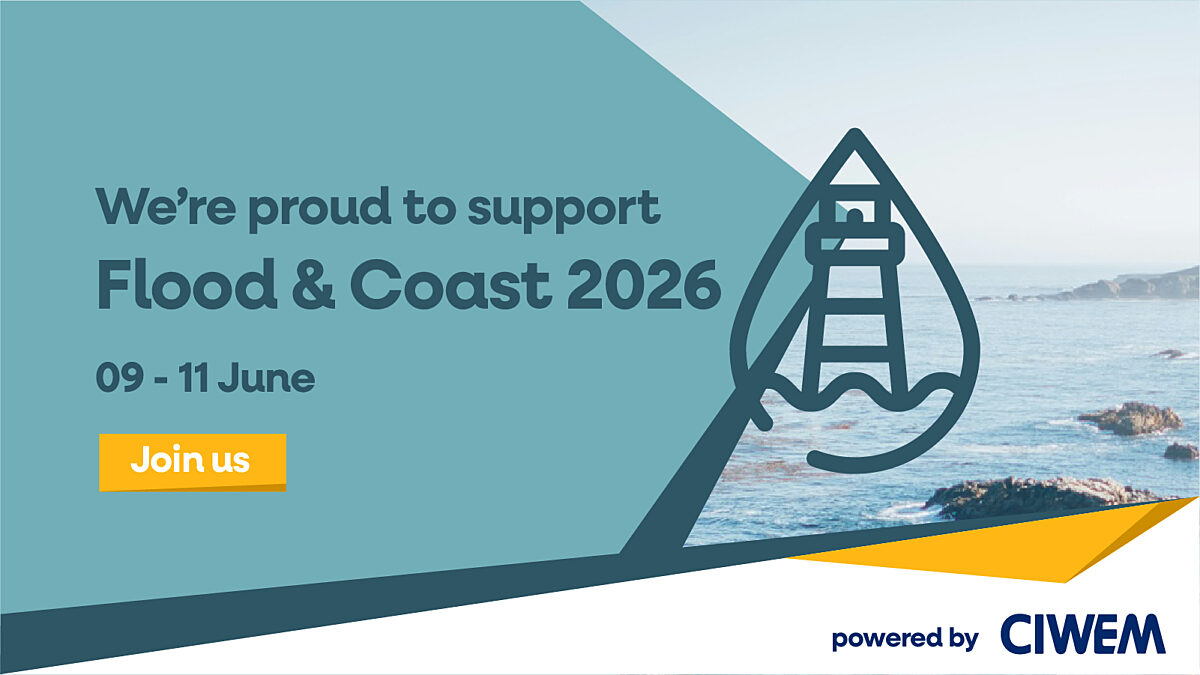 Decorative image: We're proud to support Flood & Coast 2026