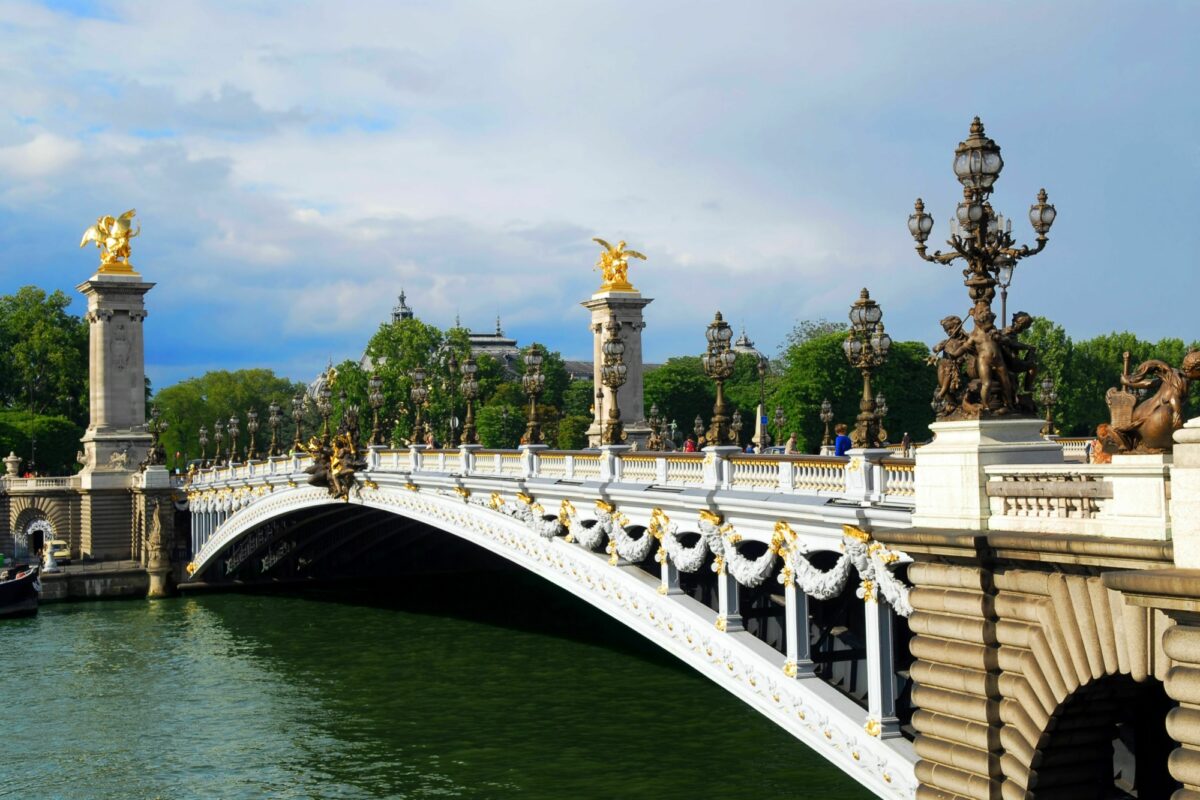 Image of the Pont Alexandre III bridge on the River Seine in Paris