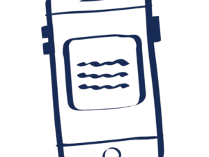 an icon of a phone