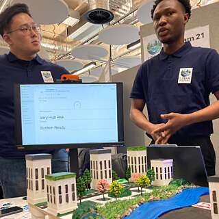 student project city model and screen