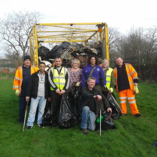 Don Catchment Rivers Trust project team out litter picking