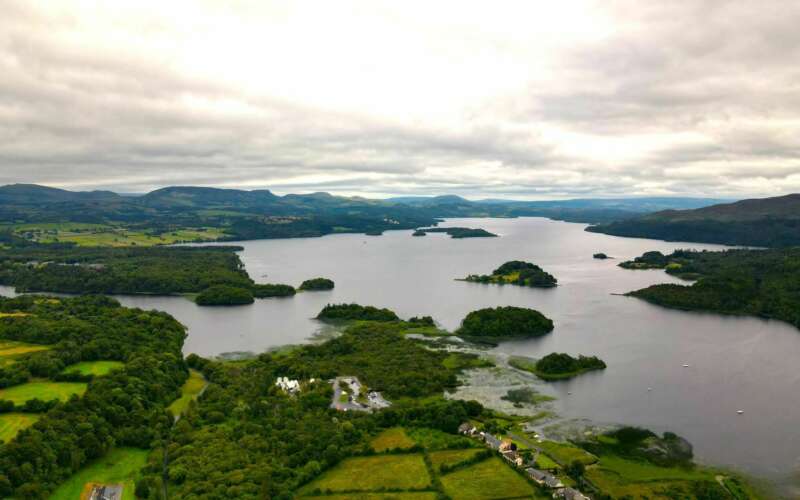 Lough Gill Sligo Arial Photo