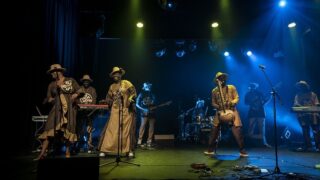 Seckou Keita and the Homeland band performing at Lakeside